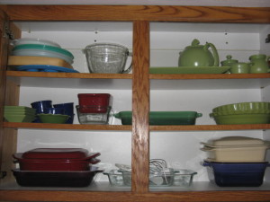 My ceramic and glass bakeware