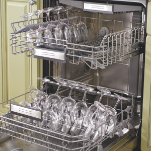 This dishwasher was obviously built to handle stemware!