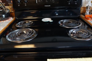 My clean stovetop!